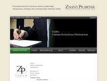 Tablet Screenshot of cedos.znanyprawnik.pl