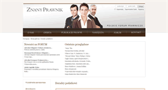 Desktop Screenshot of doradca-podatkowy.znanyprawnik.pl