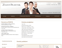 Tablet Screenshot of doradca-podatkowy.znanyprawnik.pl